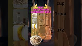 Best Overnight Protein Oats Everyday recipe recipe protein [upl. by Stortz]