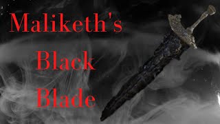 Malikeths Black Blade  Elden Ring Weapon Review  Showcase [upl. by Siro]