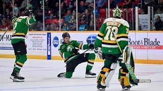 Easton Cowan scores an electric OT winner [upl. by Yehs]