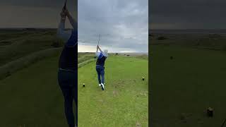 Par3 9th at silloth 100 yards golf taylormadegolf teamtaylormade golfswing nikegolf rlx [upl. by Colvin]