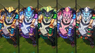 All Inkshadow Volibear Chromas  League of Legends [upl. by Mark]