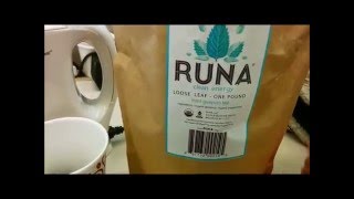 Runa Guayusa Tea Review benefits loose leaf Mint Whole Foods Amazon [upl. by Spindell]