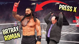 13 Amazing Ways To Turn Heel In WWE 2K24 [upl. by Howland]