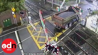 Video of people ignoring level crossings will make you laugh and cry [upl. by Rutherford836]