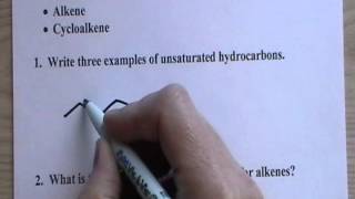 CHEM 1060 Lecture 011 Characteristics of Alkenes and Cycloalkenes [upl. by Hedberg]