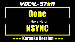 Gone Karaoke  NSYNC Karaoke Version [upl. by Elrae]