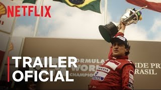 Netflix divulga o treiler oficil da minissérie sobre Ayrton Senna [upl. by Yrahca]