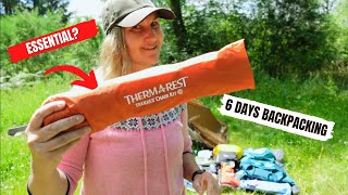 6 Days Backpacking Kit Review  Did I really need a chair [upl. by Dorena]