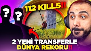 YENİ DÜNYA REKORU 112 KILLS 😮 S2GYE 2 YENİ TRANSFERLE TARİH YAZDIK  PUBG MOBILE [upl. by Eissed30]