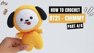 345  BT21  Chimmy Amigurumi 44  How To Crochet Amigurumi  Crochet Tutorial  AmiSaigon [upl. by Nored]