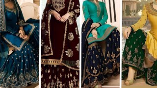 New Sharara Gharara Designs 😍😍🔥 Partywear Sharara Gharara Designs🔥 design sharara gharara [upl. by Gnos]