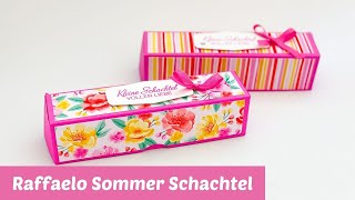 Diese Schachtel kannst Du nur im Sommer bastelnGeschenkbox mit Stampin Up [upl. by Valeda525]