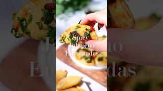 Super Easy Jalapeno Empanadas Recipe deliciousfood vegetarian [upl. by Ahsiaa]