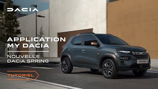 Nouvelle Dacia Spring 2023  Comment utiliser l’application MY DACIA [upl. by Paul]