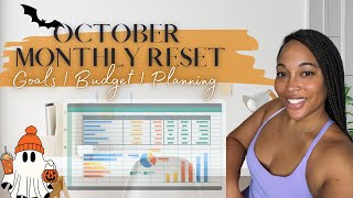 OCTOBER MONTHLY RESET  Budgeting Goals and Debt Update [upl. by Anuahsar]