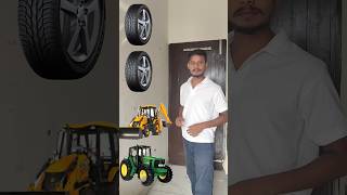 Wheel to Tractor JCB Trunk Funny VFX Magic shorts shortvideos viralshort comedy funny trending [upl. by Helfant208]