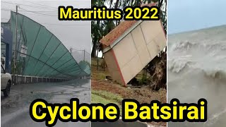 Damage in Mauritius after cyclone Batsirai destruction on videos [upl. by Adnanref]