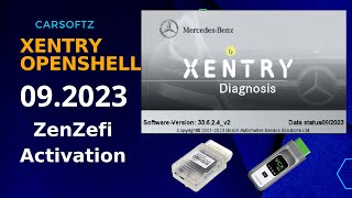 Installation Xentry Openshell XDOS 202309 MercedesBenz SDConnect C4 C5 C6 VCX SE [upl. by Amre118]