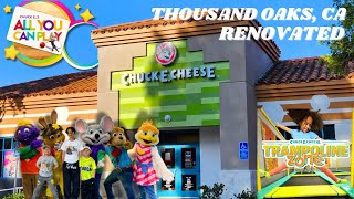 CHUCK E CHEESES TOTALLY RENOVATED Thousand Oaks CA [upl. by Dee Dee]