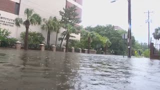 At least 5 people dead after tropical storm Debby makes landfall in US [upl. by Laekcim947]