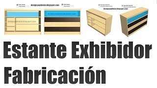 Creando Estante Exhibidor Madera  Fabricación [upl. by Jandy]