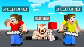 SPEEDRUNNERS vs PENNYWISE HUNTER Minecraft [upl. by Nelyt]