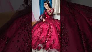 Wedding lehenga cutting and stitching DIY lehenga long dress crop top lehenga bridal lehenga [upl. by Ahsenyt]