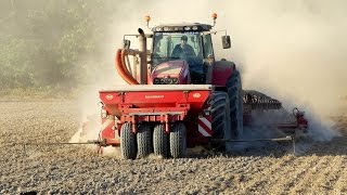 Semis de Ray grass  Massey ferguson 8460 amp combiné Vicon  SARL Praud DT [upl. by Holladay]