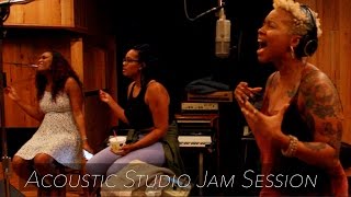 Chrisette Micheles Acoustic Jam Session Pt 2  Special TLC quotWaterfallsquot Cover [upl. by Yud370]