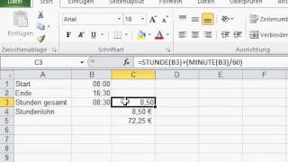 Rico Rebhan präsentiert Excel 2010  Lohnabrechnung erstellen [upl. by Namrak]