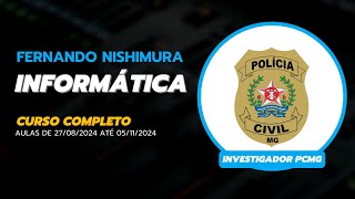 PCMG 2024  Investigador Informática Básica [upl. by Lauder]