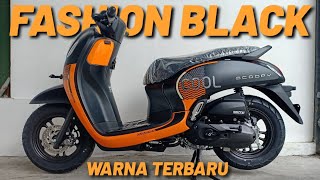 SCOOPY 2022 FASHION BLACK TERBARU REVIEW DAN HARGANYA SEGINI [upl. by Tegan426]