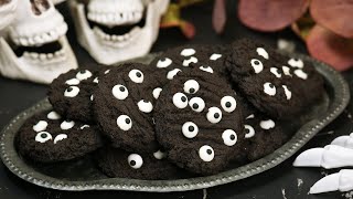 Spooky Eyeball Cookies  Easy  Delicious Halloween Recipe [upl. by Retsbew]