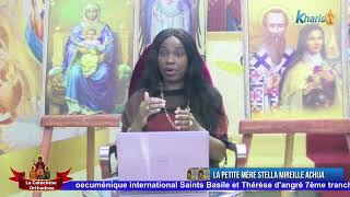 La catéchèse orthodoxe du samedi 21 juillet 2021 avec la petite Mère Stella Mireille Achija [upl. by Ahsenit]