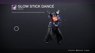 Destiny 2  Glow stick dance  from Tess Everis [upl. by Aibara]