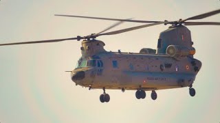 Indian Air Force CH47 CHINOOKS  Training Mission Lift Off [upl. by Adym]