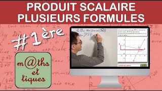 Appliquer plusieurs formules du produit scalaire 1  Première [upl. by Manaker273]