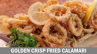 How To Make Crispy Fried Calamari Golden [upl. by Ahsekyt]