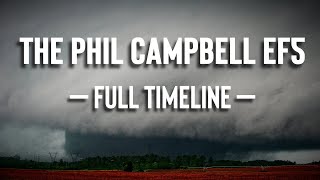 FULL TIMELINE HackleburgPhil Campbell EF5 Tornado [upl. by Kensell608]