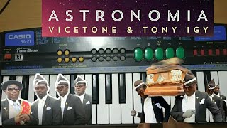 Tony Igy  Astronomia  Coffin dance  Keyboard cover  CASIO SA21 [upl. by Atsahc]