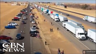 LIVE Trucker Convoy Converging on Texas with Lt Col Pete Doc Chambers [upl. by Akinwahs]