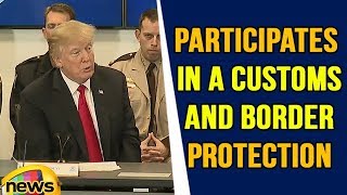 Donald Trump Participates in a Customs and Border Protection Round Table Meet  Mango News [upl. by Janeczka]