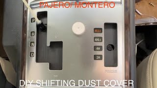 DIY SHIFTING DUST COVER REPLACEMENT FOR PAJERO  Solevigor [upl. by Randal]