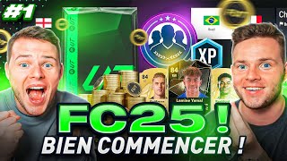 COMMENT BIEN COMMENCER FC 25 Ultimate Team avec 0€  Nos Premiers Packs SBC amp Matchs Rivals 1 [upl. by Maye210]