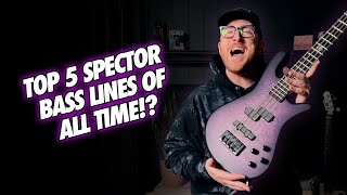 Top 5 Spector Bass Lines of All Time According to Ian Allison [upl. by Spanos990]