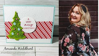 Feature Friday Simple Christmas Card with Amandas Inspiration Station [upl. by Quenby]