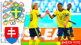 Suecia vs Eslovaquia en vivo  Liga De Las Naciones De La UEFA [upl. by Aseela]