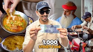 1000 RUPEES STREET FOOD CHALLENGE in Pakistan  2023 [upl. by Liana]