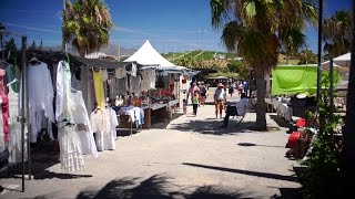 Sunday Market Rastro del Domingo in Manilva Spain [upl. by Asamot399]