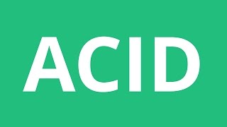 How To Pronounce Acid  Pronunciation Academy [upl. by Aime521]